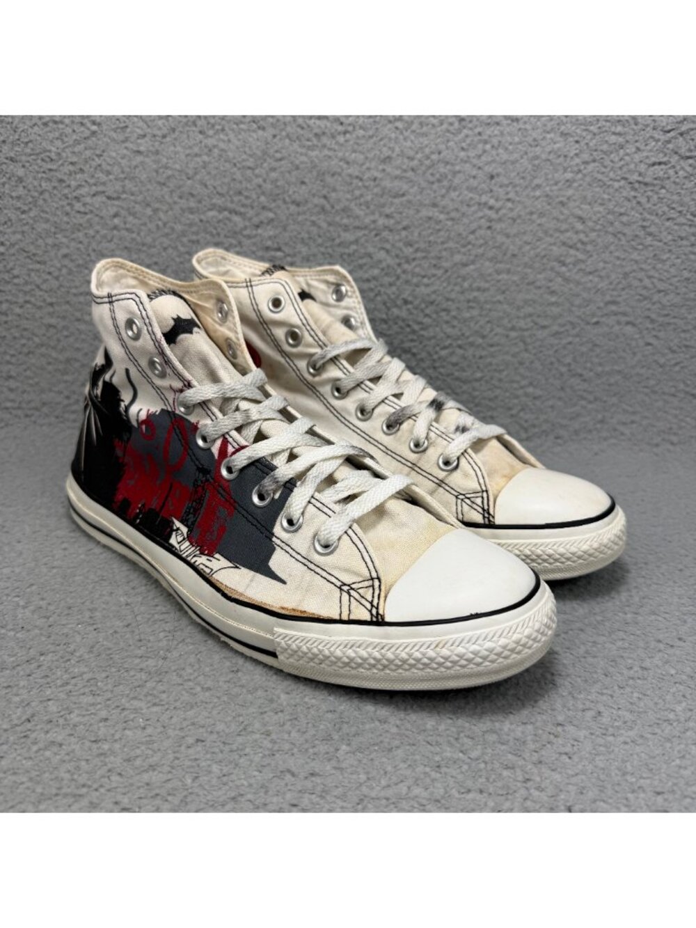 Converse Chuck Taylor High Men 12 Shoe Batman DC Comics All Star Sneaker Vintage